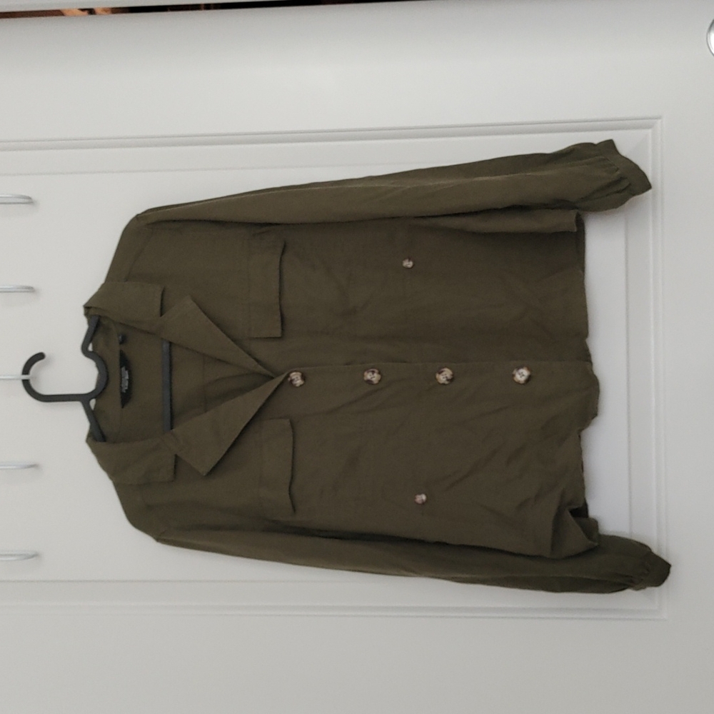 Other Stories light weighted khaki jacket